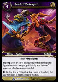 warcraft tcg servants of betrayer seal of betrayal