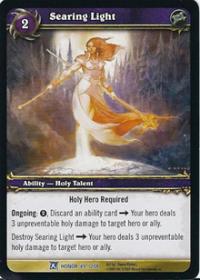 warcraft tcg fields of honor searing light