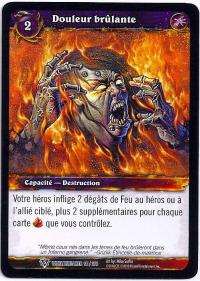 warcraft tcg worldbreaker foreign searing pain french