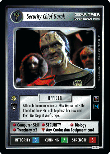 Security Chief Garak 