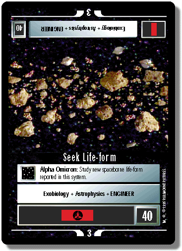 Seek LIfe-form (WB)