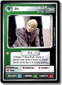 star trek 1e reflections 1 sela foil