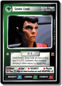 star trek 1e rules of acquisition senator cretak