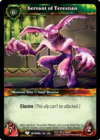 warcraft tcg betrayal of the guardian servant of terestian