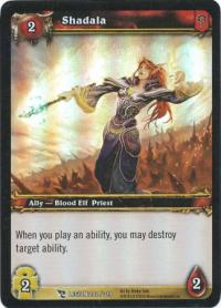 warcraft tcg foil and promo cards shadala foil