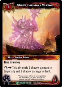 warcraft tcg twilight of the dragons shade emissary vaxxod