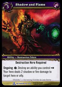 warcraft tcg servants of betrayer shadow and flame