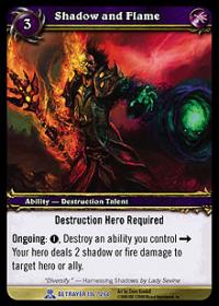 warcraft tcg servants of betrayer shadow and flame