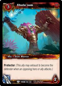 warcraft tcg throne of the tides shala zum