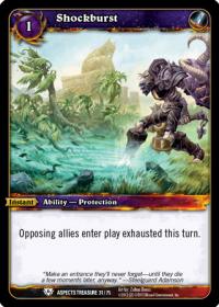 warcraft tcg battle of aspects shockburst