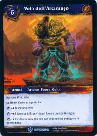 warcraft tcg crown of the heavens foreign shroud of the archmage italian