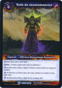 warcraft tcg crown of the heavens foreign shroud of the nethermancer french