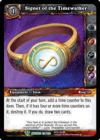 warcraft tcg war of the ancients signet of the timewalker
