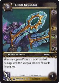 warcraft tcg wrathgate silent crusader