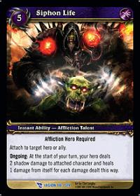 warcraft tcg march of legion siphon life