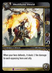 warcraft tcg heroes of azeroth skullflame shield