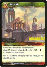 warcraft tcg war of the elements skywall