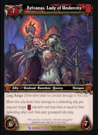 warcraft tcg class decks 2010 sylvanas lady of undercity