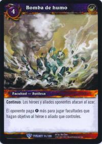 warcraft tcg twilight of dragons foreign smoke bomb spanish