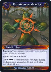 warcraft tcg crown of the heavens foreign sniper training french