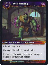 warcraft tcg caverns of time soul binding