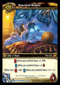 warcraft tcg scourgewar spectral kitten