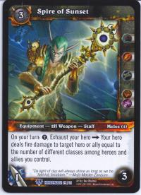 warcraft tcg class decks 2011 fall spire of sunset cd