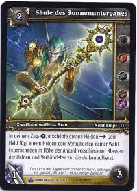 warcraft tcg wrathgate spire of sunset german