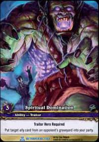 warcraft tcg extended art spiritual domination ea