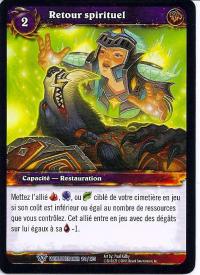 warcraft tcg worldbreaker foreign spiritual return french