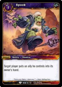 warcraft tcg reign of fire spook