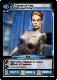 star trek 2e strange new worlds seven of nine reclaimed drone ap foil