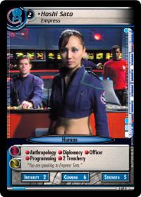 star trek 2e captains log hoshi sato empress foil