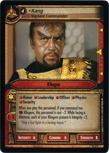 Kang, Vigilant Commander (Foil)