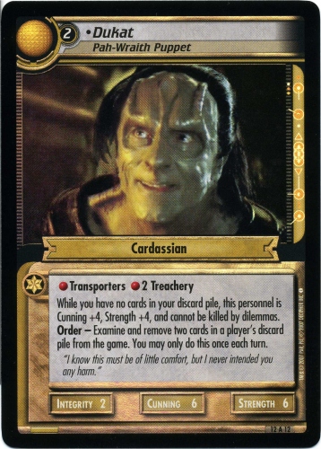 Dukat, Pah-wraith Puppet (Foil)