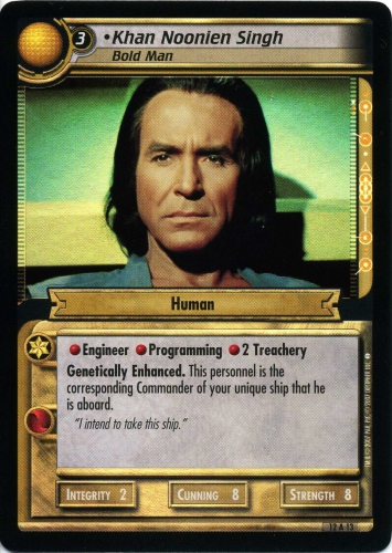 Khan Noonien Singh, Bold Man (Foil)