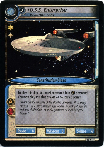 U.S.S. Enterprise, Beautiful Lady (Foil)