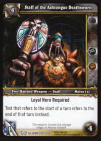 warcraft tcg the hunt for illidan staff of the ashtongue deathsworn