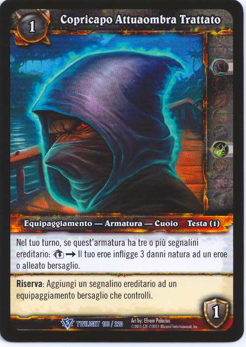 Stained Shadowcraft Cap (Italian)