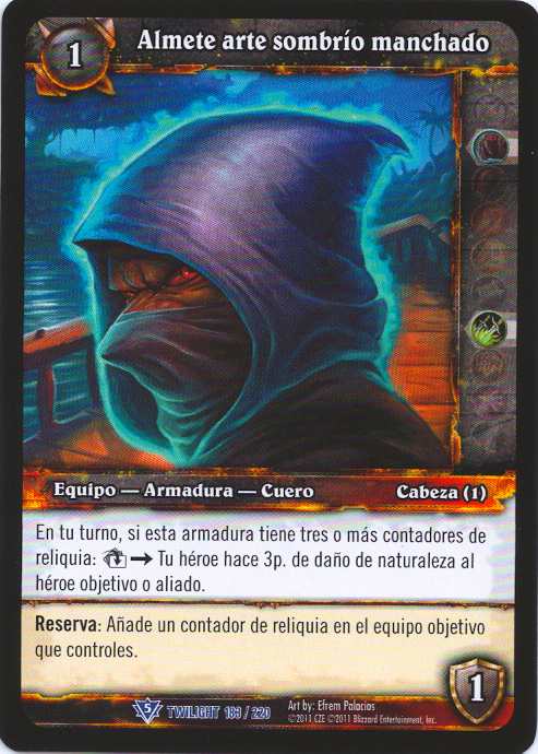 Stained Shadowcraft Cap (Spanish)
