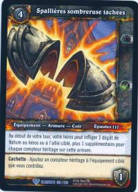 warcraft tcg war of the elements french stained shadowcraft spaulders french