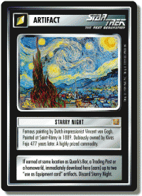 star trek 1e rules of acquisition starry night