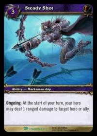 warcraft tcg icecrown citadel steady shot alternate art