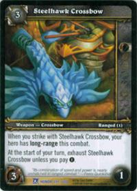 warcraft tcg fields of honor steelhawk crossbow