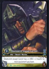 warcraft tcg extended art steelsmith joseph carroll ea