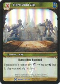 warcraft tcg foil and promo cards stormwind city foil