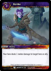 warcraft tcg war of the ancients strike