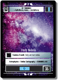 star trek 1e reflections 1 study nebula foil