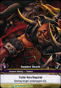 warcraft tcg extended art sudden death ea