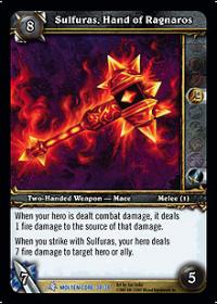 warcraft tcg molten core sulfuras hand of ragnaros